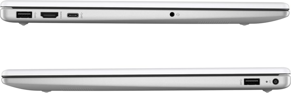 ⁦HP Laptop 15-fd0012nx, 15.6" FHD, Intel Core i3-1315U (13Th Gen), Intel UHD Graphics, 8GB RAM, 256GB SSD, En-Ar Keyboard, 2 Year Warranty, Windows 11 Home, Diamond white - 8F1P4EA⁩ - الصورة ⁦7⁩