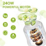 ⁦DMG TECH Portable Blender 600ml, 6 Blades, USB Rechargeable Waterproof Personal Blender for Shakes and Smoothies, Fruit Juice Mixer, for Home, Baby Food, Vegetables Office, Sports and Travel⁩ - الصورة ⁦3⁩