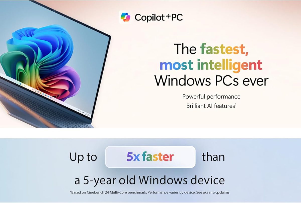 ⁦HP Pavilion 16" Touchscreen Laptop, AMD Ryzen 7 8840U, WUXGA (1920 x 1200), 16GB LPDDR5-6400Mhz RAM, 1TB PCIe SSD, Copilot PC, Wi-Fi 6, 1080p Webcam, Windows 11, w/Office 365⁩ - الصورة ⁦2⁩