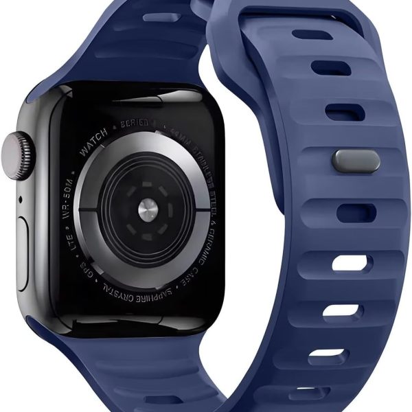 فيميجون سوار رياضي متوافق مع سوار ساعة ابل 49 ملم 45 ملم 44 ملم 42 ملم 41 ملم 40 ملم 38 ملم، حلقة سيليكون ناعمة مقاومة للماء لساعة اي ووتش سلسلة 9 8 7 6 5 4 3 2 1 اس اي الترا