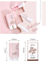 ⁦L&Wen Lip Care Kit with Natural Lip Plumper and Lip Care Serum, Hydrating Moisturizing Repairing Peeling Exfoliating Lip Treatment, Lip Gloss for Fuller Lips 2Pcs⁩ - الصورة ⁦7⁩