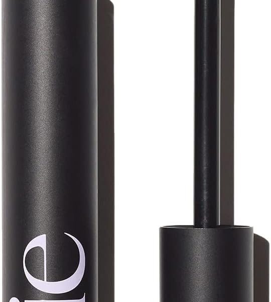 Saie Mascara 101 - Buildable Formula for Lengthening + Volumizing Lashes - Strengthening Mascara - Black (0.31 oz)