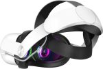 Hurra Head Strap with Battery for Oculus Quest 2, 10000mAh Fast Charging Battery Pack Extend 8H Playtime, Counter Balance Adjustable Elite Strap Replacement Accessories Enhanced Comfort Support in VR