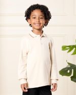 ⁦REDTAG Boys Long Sleeve Polo Shirt⁩ - الصورة ⁦2⁩