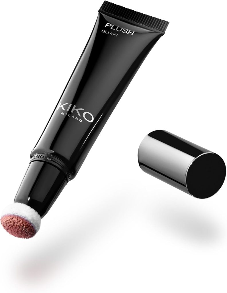 KIKO Milano Plush Blush 01, Liquid Blush With Sponge Applicator