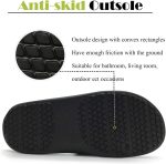 ⁦FUNKYMONKEY Mens Bathroom Shower Slippers Indoor Home Beach Non Slip Sandal⁩ - الصورة ⁦4⁩