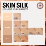 ⁦Makeup Revolution Skin Silk Serum Foundation F9.5Nc⁩ - الصورة ⁦5⁩