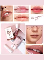 ⁦L&Wen Lip Care Kit with Natural Lip Plumper and Lip Care Serum, Hydrating Moisturizing Repairing Peeling Exfoliating Lip Treatment, Lip Gloss for Fuller Lips 2Pcs⁩ - الصورة ⁦4⁩