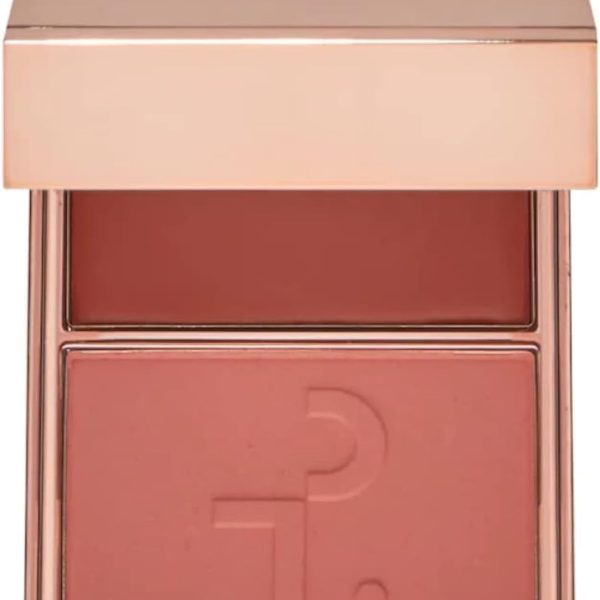 بودرة وكريم أحمر خدود ميجور بيوتي هيدلاينز من باتريك تا، أحمر خدود مزدوج بودرة وكريم (لون شي بلشينج)