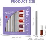 ⁦Lip Glaze | Lipsticks for Women,Smudge Proof Lipstick for Beauty Routine Everyday Wear Women Travel Commuting Dating Wedding Home⁩ - الصورة ⁦6⁩