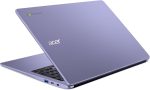⁦acer Chromebook 315 (15.6" FHD, Intel Celeron N4500, 4GB RAM, 128GB Storage (64GB eMMC + 64GB SD Card) Home & Student Laptop, 10-Hr Long Battery Life, IST Hub, Wi-Fi 6, Webcam, Chrome OS, Purple⁩ - الصورة ⁦6⁩