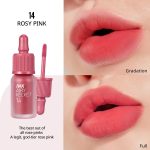 ⁦Peripera Ink Airy Velvet 14 Rosy Pink, 0.14 Fl Oz⁩ - الصورة ⁦2⁩