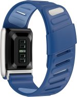 ⁦Newentor Silicone Wristband Compatible with WHOOP 5.0 Band, Durable Soft Silicone Sports Loop Replacement Bands for Men Women with Metal Frame Connector Blue⁩ - الصورة ⁦2⁩