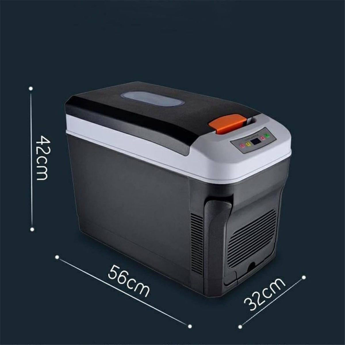 ⁦QBNZAXC Mini fridge Auto Refrigerator Car Home Dual Use Mini Fridges Portable Food Drink Cooler Organizer For Car Home Outdoor⁩ - الصورة ⁦3⁩