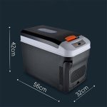 ⁦QBNZAXC Mini fridge Auto Refrigerator Car Home Dual Use Mini Fridges Portable Food Drink Cooler Organizer For Car Home Outdoor⁩ - الصورة ⁦3⁩