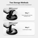 ⁦حامل في ار متوافق مع ميتا كويست 3/اوكيولوس كويست 2/بيكو 4/فيجن برو - قاعدة عرض رأسي لسماعات الرأس العالمية، دعامة ثابتة مع قاعدة تخزين دائرية، من نالاكال، بلاستيك⁩ - الصورة ⁦2⁩