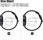 ⁦KEYSJEFF 20mm Watch Strap Compatible with Galaxy Watch 7/6 Strap/Watch 6 classic Bands/Galaxy Watch 4/5 Strap 44mm 40mm, soft Silicone Pattern Engraved Strap for GT 3 42mm Women Men⁩ - الصورة ⁦2⁩