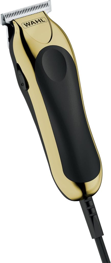 Wahl T-Pro Corded Compact Beard Trimmer with Diamond Finished T Blade for Bump Free Precision Outlining, Detailing, Trimming, and Shaving - Model 9307-300