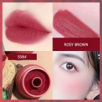 ⁦Matte Ink Lip Glaze Lipstick Set, Pinecone Shape Lipstick Set, Long Lasting Wear Non-Stick Cup Waterproof Lipsticks Lip Balm(4 Pack)⁩ - الصورة ⁦7⁩