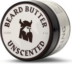 Striking Viking Beard Butter - Non-Greasy Beard Butter for Men with Natural Ingredients 4 oz - Keep Your Beard Hydrated & Refreshing with Beard Cream