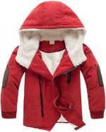 EISHOW baby-boys Soft Unisex Boys Girls Thick Hooded Jacket Casual Warm Faux Fur Coat 1-12 Years (pack of 1)