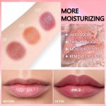 ⁦NALACAL 3Pcs Orange Rose Cherry Red Shine Lipstick Set, Flawless Moisturizing Lip Color Stick Glossy Lipstick Tinted Lip Balm, Sheer Shine Juicy Finish, Lightweight Hydrating Formula for Dry Lip Care⁩ - الصورة ⁦2⁩