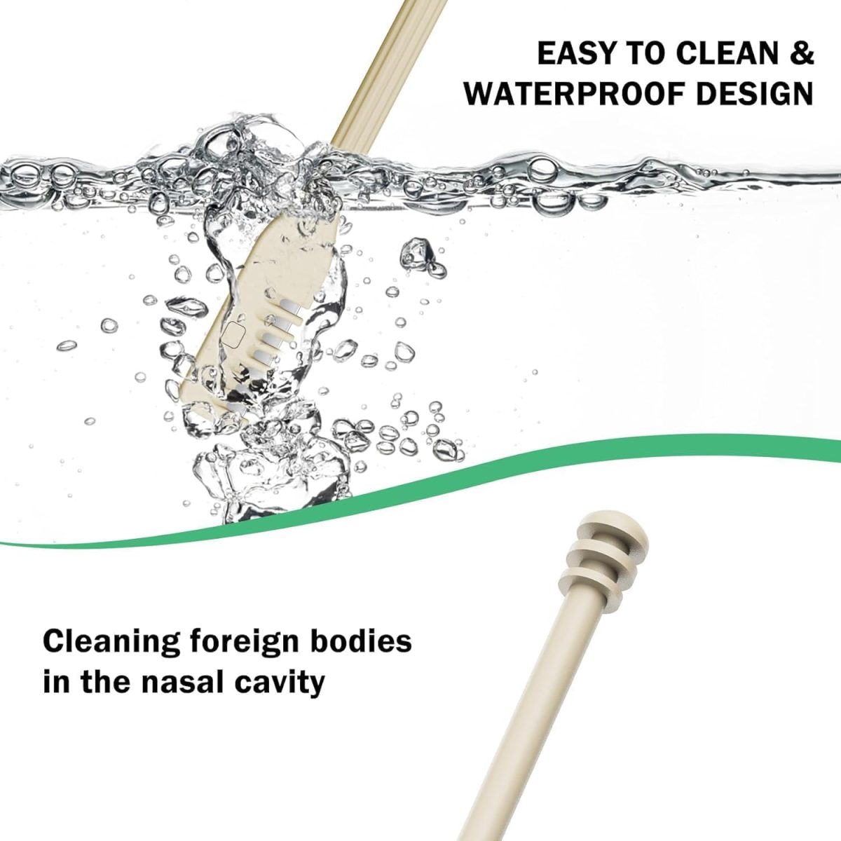 ⁦HANNEA® 3Pcs Manual Nose Hair Trimmer for Women, Portable Nose Trimmer for Man, Handheld 360-Degree Rotating Double Head Nose Hair Remover, 2 in 1 Nose Hair Trimmer for Women Man - Nose Cleaner Tool⁩ - الصورة ⁦6⁩