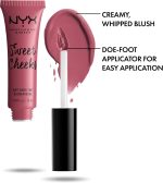 ⁦NYX PROFESSIONAL MAKEUP Sweet Cheeks Soft Cheek Tint, Cream Blush - Baby Doll⁩ - الصورة ⁦2⁩