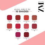 ⁦ZM Zayn & Myza Transfer-Proof Power Matte Lip Colour - Extremely Smooth, Smudge Proof & Lightweight Formula, 3.2 g (Blushing Beauty)⁩ - الصورة ⁦5⁩