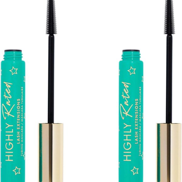 ميلاني ماسكارا تمديد الرموش عالية الجودة لزيادة الطول والرفع - اسود - عبوة من قطعتين