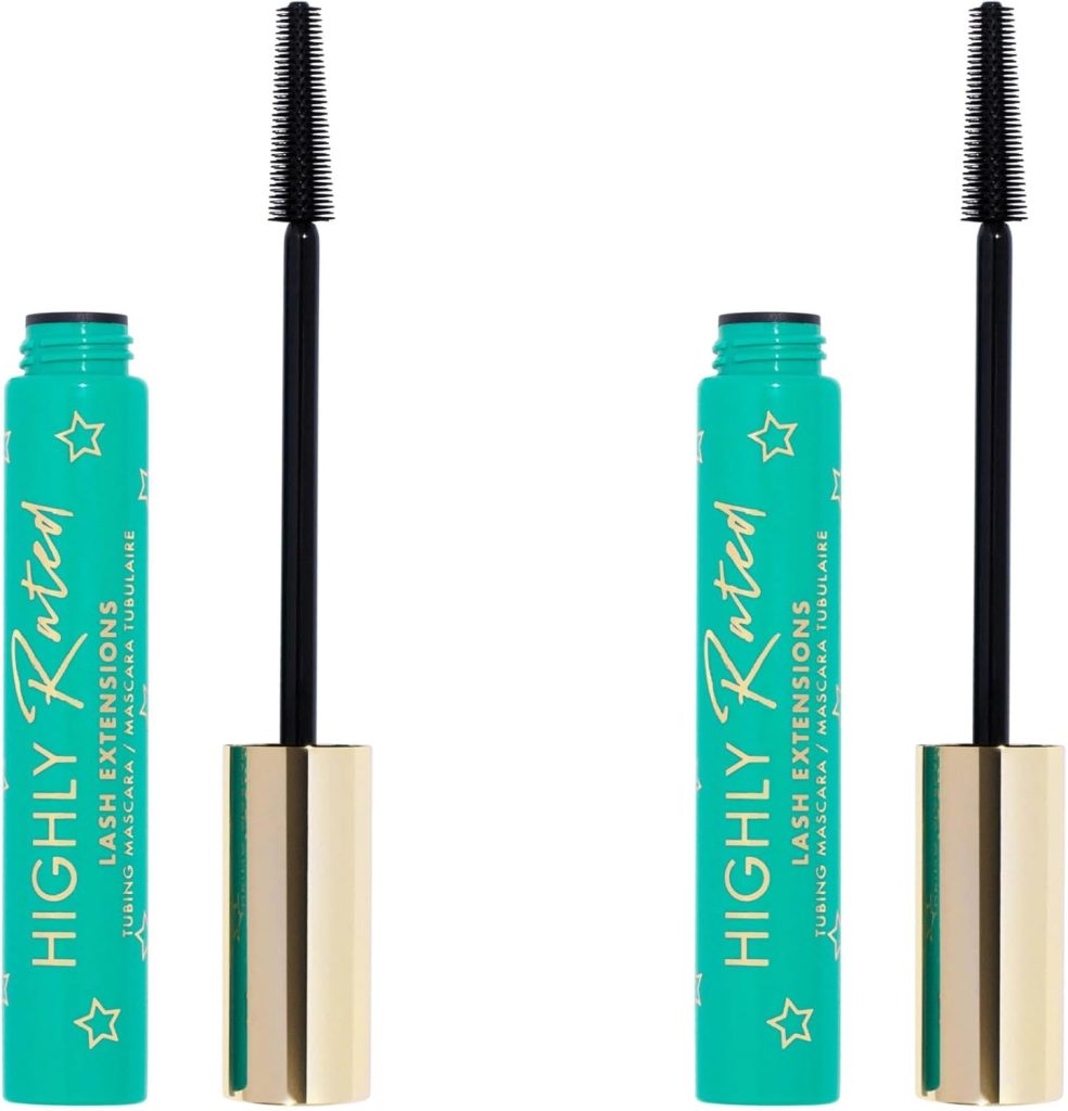 ميلاني ماسكارا تمديد الرموش عالية الجودة لزيادة الطول والرفع - اسود - عبوة من قطعتين