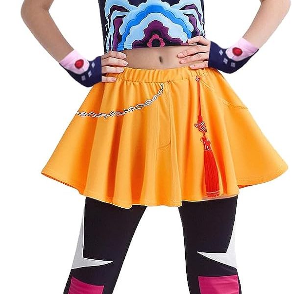 BELYBASE Kids Girls Singer Outfits Halloween Fancy Stage Clothes Merch 4-14Years