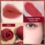 ⁦Matte Ink Lip Glaze Lipstick Set, Pinecone Shape Lipstick Set, Long Lasting Wear Non-Stick Cup Waterproof Lipsticks Lip Balm(4 Pack)⁩ - الصورة ⁦5⁩