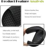 ⁦FUNKYMONKEY Mens Bathroom Shower Slippers Indoor Home Beach Non Slip Sandal⁩ - الصورة ⁦3⁩