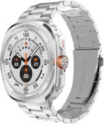 سوار بديل من الستانلس ستيل من دادو لساعة سامسونج جالاكسي 7 الترا مقاس 47 ملم، مصمم بـ 3 خرزات وطول قابل للتعديل