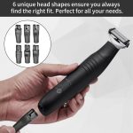 ⁦Shaver Charger, 6 Pcs Universal Shaver Converter, 6 Unique Head Shape Power Cord Supply Adapter, DC Connector, Beard Trimmer Charger, Men's Razor Charger Cable Kit, Multi-Functional Charging Solution⁩ - الصورة ⁦6⁩