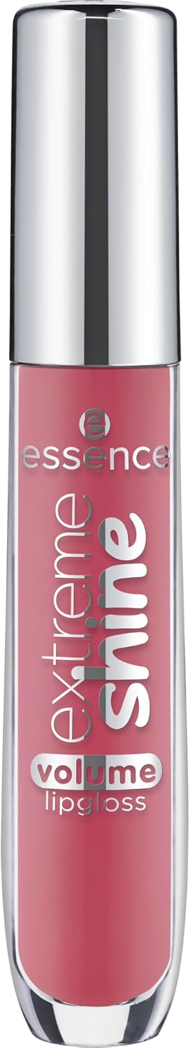 61Jlc3geuAL._AC_SL1500_.jpg essence extreme shine volume lip gloss, no. 18, pink, shiny, radiant fresh, translucent, vegan, oil-free, no preservatives, no parabens, pack of 1 (5 ml)