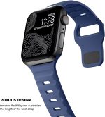 ⁦فيميجون سوار رياضي متوافق مع سوار ساعة ابل 49 ملم 45 ملم 44 ملم 42 ملم 41 ملم 40 ملم 38 ملم، حلقة سيليكون ناعمة مقاومة للماء لساعة اي ووتش سلسلة 9 8 7 6 5 4 3 2 1 اس اي الترا⁩ - الصورة ⁦2⁩