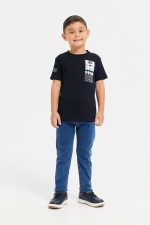 ⁦REDTAG Boys 5 Pocket Jeans⁩ - الصورة ⁦2⁩