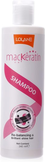 Lolane Mackeratin Shampoo, 340 ml
