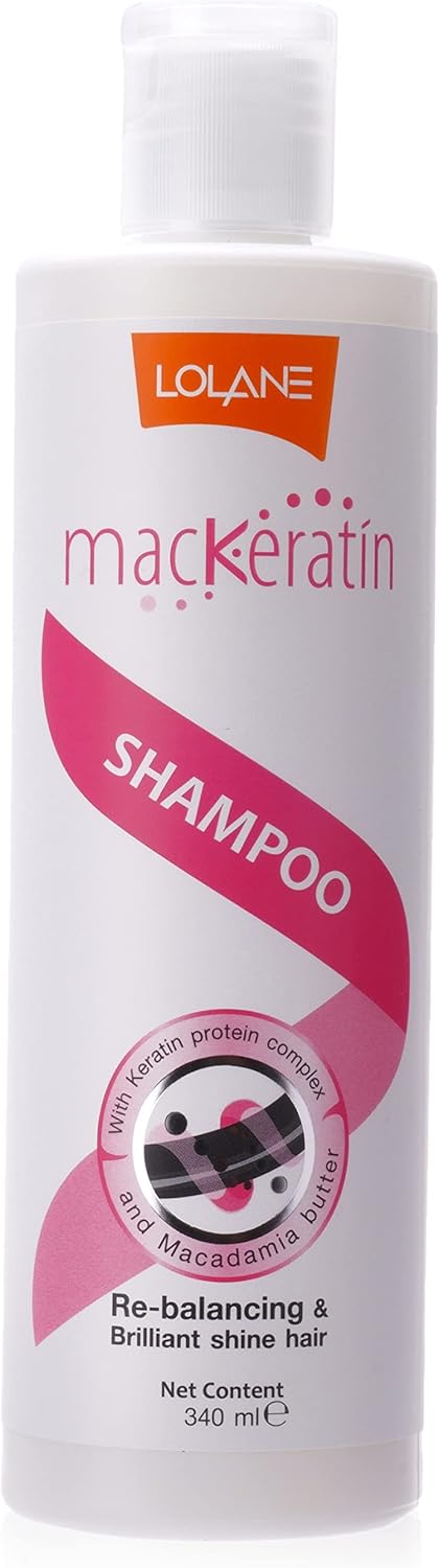 61KrjtXxwBL._AC_SL1500_.jpg Lolane Mackeratin Shampoo, 340 ml