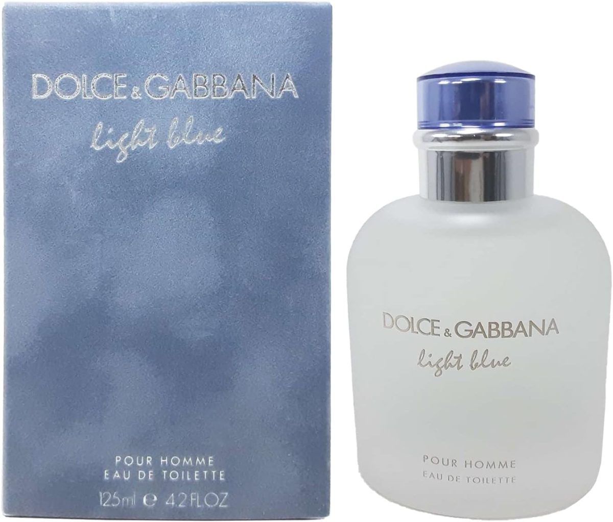 ⁦Dolce & Gabbana And Light Blue Eau de Toilette Spray for Men 4.2 Fl Oz⁩ - الصورة ⁦3⁩