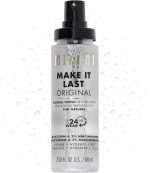 بخاخ إعداد 3 في 1 من ميلاني ميك إت لاست - مجموعة برايم تصحيح 2.03 فلوريدا. أوز. مكياج خالٍ القسوة يدوم طويلاً طبيعي