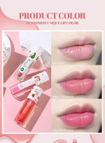 ⁦3pcs Color-Changing Lip Oil Set, Magic Fruit Lip Glow Oil with Hydrating Formula, Moisturizing Lip Gloss for Dry Lip Nourishment, Natural Glow Lip Makeup for Daily Lip Hydration & Smooth Lip Finish⁩ - الصورة ⁦2⁩