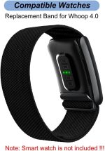 ⁦Replacement Bands for Whoop 4.0 - Comfortable & Durable Nylon Knit Wristband, Breathable Design for Fitness & Activity Tracker, Compatible with Whoop 4.0 for Men & Women⁩ - الصورة ⁦4⁩