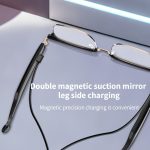 ⁦Harlafou Bluetooth Audio Smart Glasses,Photochromic Sunglasses for Men and Women,Open Ear Sound Mic & Speakers⁩ - الصورة ⁦5⁩