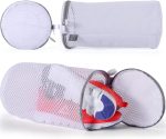 ⁦Kimmama Shoe Washing Machine Bag, Laundry Bags Mesh Wash Bags, Net Washer Sack with Zipper, Dryer Pouch for Cleaning and Drying Footwear, Sneaker, Trainers, Plimsolls, Slippers, Gym, Running, Tennis⁩ - الصورة ⁦3⁩