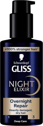 Schwarzkopf Gliss Night Elixir Overnight Repair, 100ml