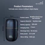 ⁦Saraele Nose Hair Trimmer for Men Nose Trimmer for Men Full Body Washable Grooming Set Six-In-One Grooming Set Waterproof Smart Digital Display Portable and Compact to Solve Your Hair Problems⁩ - الصورة ⁦6⁩