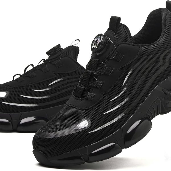 Steel Toe Safety for Men Lightweight Work Sneaker Comfortable Puncture Proof And Fashion For Work.